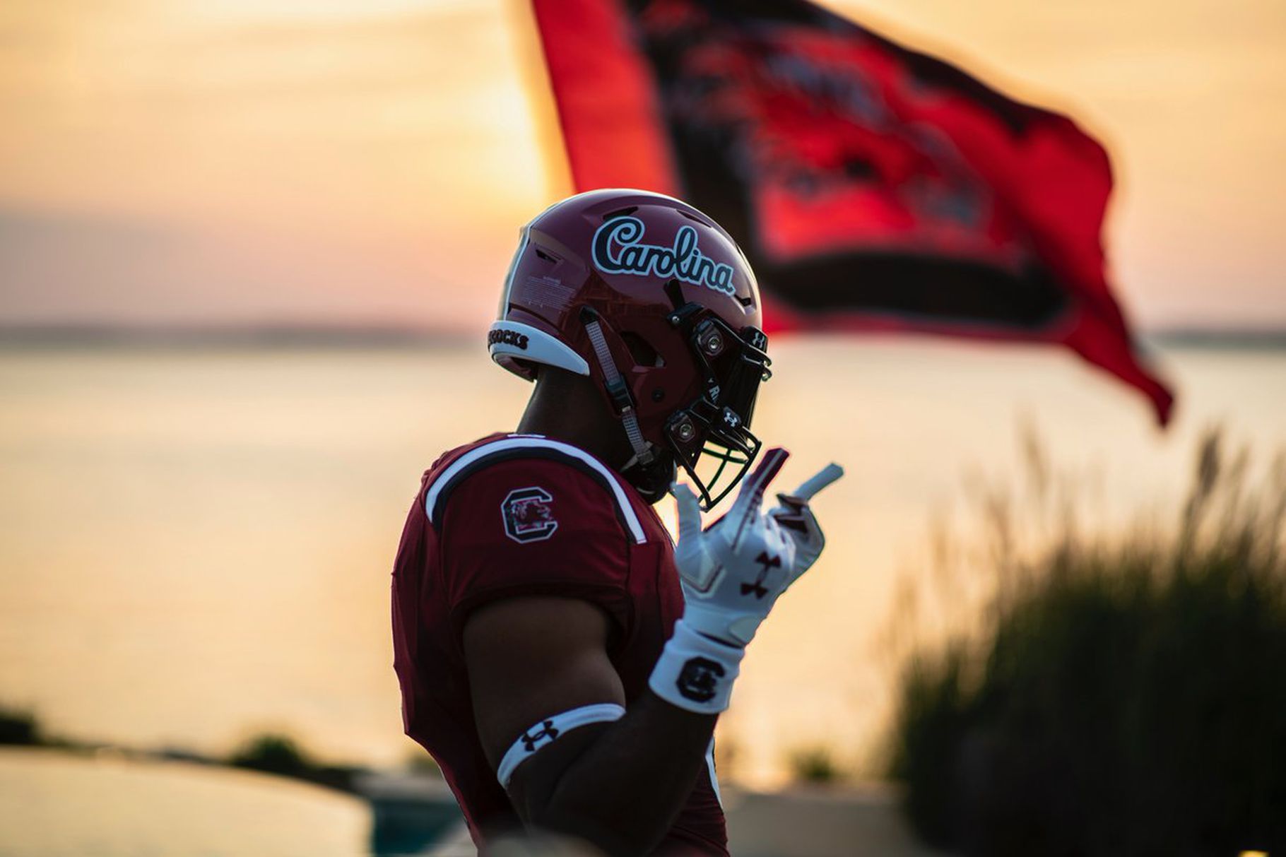 South Carolina Script Helmet